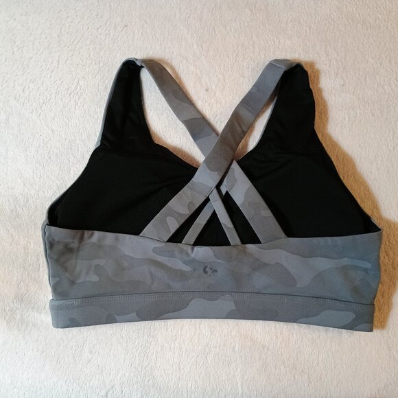 EUC: Lululemon Envital Bra Medium Support B/C Cup Camouflage - Picture 1 of 5